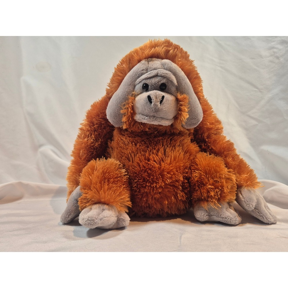 2021 Aurora Destination Nation Orange/Gray Orangutan 11in Plush Stuffed Animal